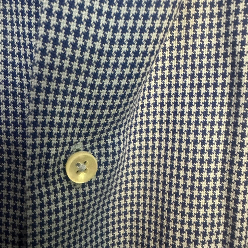 Canali Checked Long Sleeve Shirt 17 neck EU 43 Gently worn Made in Italy - Picture 2 of 4